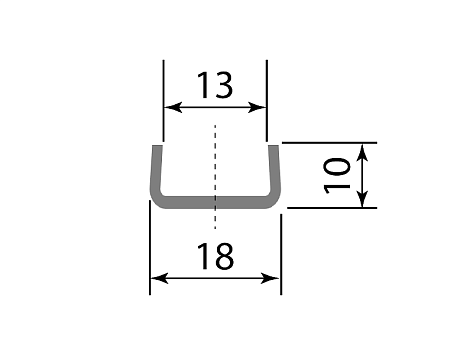 Заглушка для цоколя H-120, клен