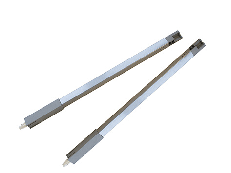 Комплект продольных релингов для Atira 100, высота 144 мм, длина 470 мм, цвет серебристый, Art.9196125, Hettich