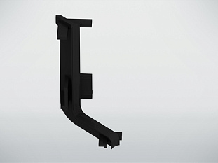 Уголок внутренний 90* Gola L, пластик, черный, распил 45*, Россия