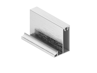 Aristo Slim line Рамка нижняя широкая серебро крац. 2,7 AV0589.VP540.SLXAN.CJ/2