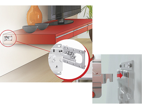 Навес 807 XL RV для каркаса со встр. ящиком, усиленный, левый, 807.XL.Z1.RV.SX CAMAR