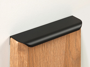 Ручка мебельная, торцевая MONTE RT110BL.1/128/150, 128 / 150 мм, черный, Boyard