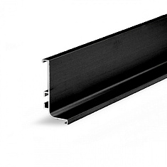 Ручка-профиль, Gola Premium L-образная, 4 м, черный брашированный, Россия