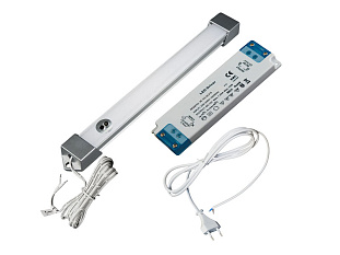 Комплект накл. профиля 0,38 м с LED лентой/теплый свет/блок пит/ИК-выкл/сет.шнур