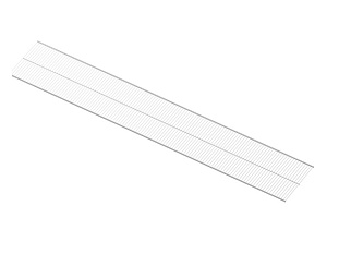 ARISTO Полка проволочная, серия 360, L=1823, белый Art. WA0287.VP182.WH0PC.RA