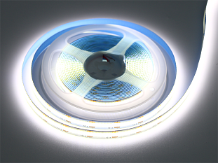 Светодиодная лента COB 320 диодов/м.п, хол. белый 6500K, 12V, 10W/м.п., 1000 Lm/m, IP33