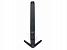Крючок мебельный HORNY K305.05BL.6, трёхрожковый, матовый чёрный, Boyard
