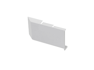 Накладка декоративная для навеса SCARPI-4, белая RAL 9001, левая, 290.27.972 HAFELE