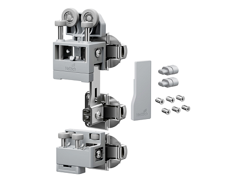 Комплект фурнитуры WingLine L "heavy" 25кг/H2600мм без самозакрывания , правый,  серый, без петель Art. 9339348, Hettich