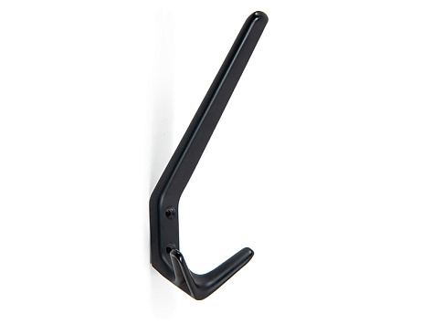 Крючок мебельный HORNY K305.05BL.6, трёхрожковый, матовый чёрный, Boyard