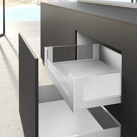 Стекло для передней панели внутреннего ящика AvanTech YOU, H66 B450, KD16, Art. 9283185, Hettich