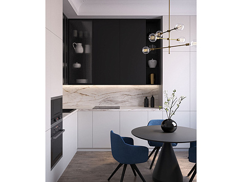 Столешница 3000х600х40 Quartzite Michelangelo 8127/Pt  (1п/5), e2, Slotex