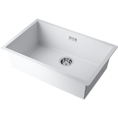 Мойка Omoikiri Yamakawa 75T-U/I-WH 756х456х200мм, выпуск 3 1/2, Tetogranit/белый, в комплекте