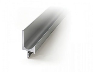 Ручка-профиль, торцевая L-LINE RP003, 2,5 м, сатиновый хром, Boyard