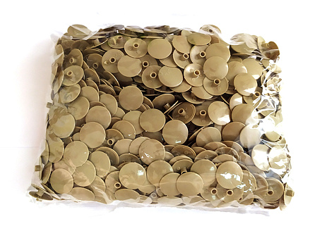 Заглушка к эксцентрику дуб светлый №15, D18 (1000шт. в упаковке), Россия