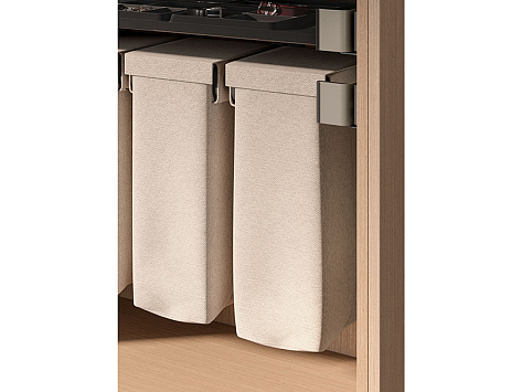 Конеро Комплект Мешок для белья на раме WхD 552-612x450, мешок узкий 2 шт;, шампань Art. 5496909853, Kessebohmer