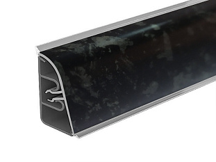 Плинтус AP740/AP850 Чёрный гранит 1294 / Thermoplast