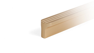 Ручка мебельная, накладная SHELL RS064SG.4/960, 960 мм, сатиновое золото, Boyard