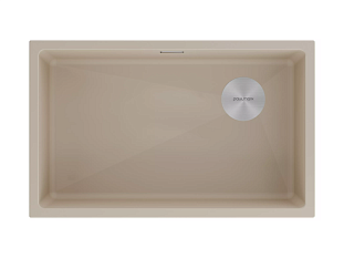 Мойка Paulmark гранит LUMI 74UNI-SKEW, латте, 740х440мм