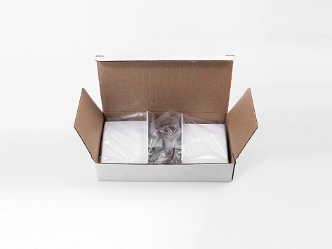 Навес CMR 807 в комплекте (навес левый + правый, монтажные планки, заглушки), цвет белый, LID