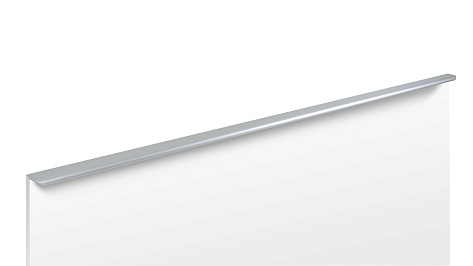 Ручка мебельная, торцевая MONTE RT110SC.1/000/1200, 352х3 / 1200 мм, сатиновый хром, Boyard