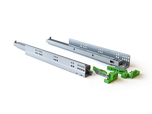 Скрытые направляющие EXCEL для ящиков полного выдвижения 300мм с доводчиком, 3D регулировка, цинк, FGV