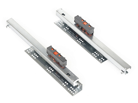 Скрытые направляющие SMART SLIDE PUSH OPEN полного выдвижения без доводчика, 250 мм, Samet