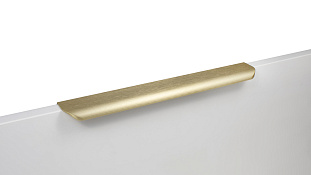 Ручка мебельная, торцевая MONTE RT110BSG.1/224/300, 224 / 300 мм, брашированное сатиновое золото, Boyard