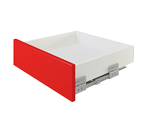 Комплект ящика с прямыми боковинами СТАРТ PUSH+SOFT стандартной высоты, 86мм, белый, SB38W.1/350, Boyard