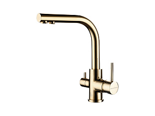 Смеситель высокий Paulmark Es213011, с питьевой водой, золото