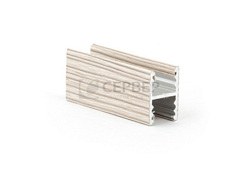 Профиль горизонтальный средний шимо светлый 5900 мм, Dorwell