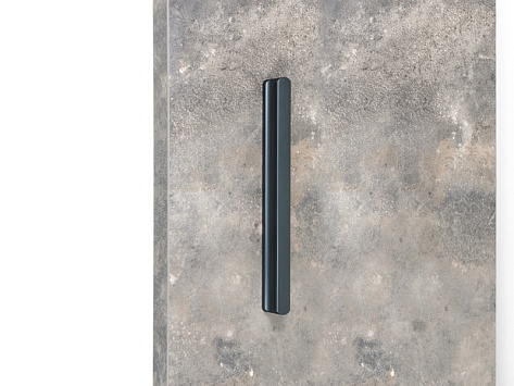 Ручка мебельная, накладная VOLNA RS065GR.4/128, 128 мм, серый, Boyard