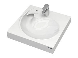 Раковина над стиральной машиной WINKEN 740431, белая, 60х60, с комплектом, Paulmark