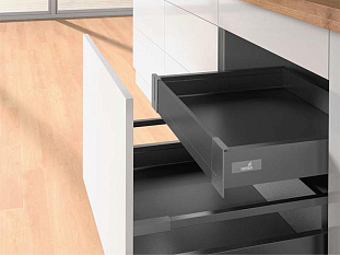 InnoTech Atira, внутр. ящик 70х470 мм., антрацит, полн. выдв-е, плавн. закр. (нагр. 30 кг.) ДОБАВИТЬ ПАНЕЛЬ Art. 9194766 в нужном кол-ве !