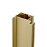 Ручка-профиль, фальш Gola Premium вертикальный оконечный, 4,7 м, алюминий, золото брашированное (для 16мм ДСП)