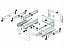 Комплект ящика InnoTech Atira 176х260 белый, с релингом, полн. выдв., Silent System, Art. 9230056, Hettich