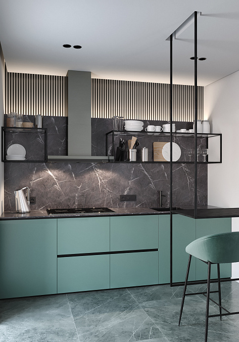 Кромка для столешниц 3000х45 с/к Мрамор Анкара 2343/А, e1, Slotex