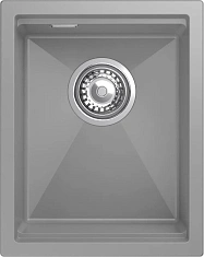Мойка кухонная LINO 354 1-чаш 350х440мм grigio metallizzato арт.LN-354 grigio metallizzato, Rivelato