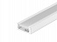 Профиль накладной алюминиевый для светодиодной ленты 3528/5050 белый в комплекте с матовым экраном, заглушками и крепежем, 15х6х2000 мм