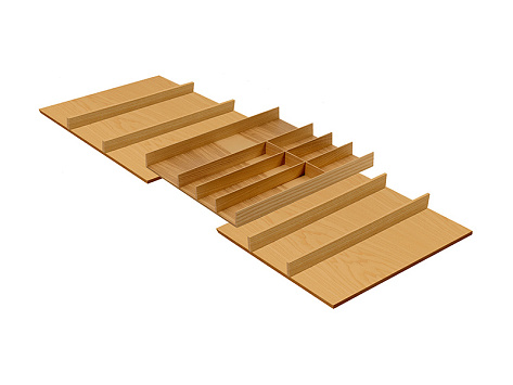 Лоток для ящика ФайнЛайн Линик 1000- 1200 мм, глубина 500 мм, 1 шт, цвет дуб натуральный, ROCKENHAUSEN, Art. 92040369, Kessebohmer