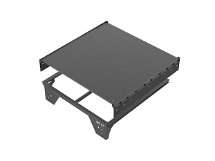 Рама системы сбора мусора ArciTech Pull, NL500, KB600, сталь, антрацит, Art. 9279404, Hettich