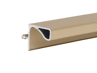 Ручка-профиль, Gola для верхних модулей, 4,0 м, для 16мм ДСП, золото, Россия