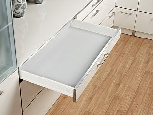 Комплект ящика TENDERBOX 3S с доводчиком и синхронизатором, 350 мм. белый