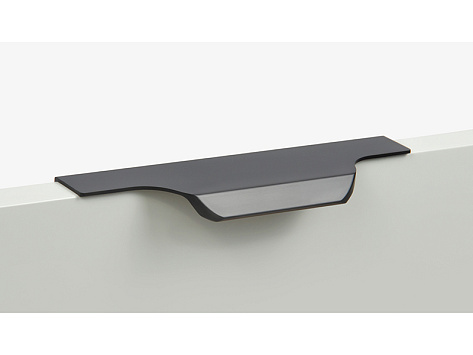 Ручка мебельная, торцевая TERA RT111BL.1/96/150, 96 / 150 мм, черный, Boyard