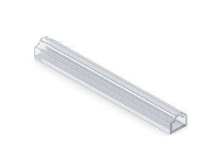 ARISTO Уплотнитель для нижней направляющей, силикон, AA0100.VM100.TR000.RK