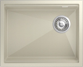 Мойка кухонная LINO 554-R 1-чаш 550х440мм beige scuro арт.LN-554-R beige scuro, Rivelato
