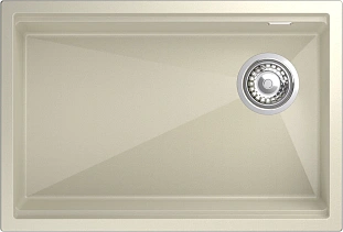 Мойка кухонная LINO 654-R 1-чаш 650х440мм beige scuro арт.LN-654-R beige scuro, Rivelato