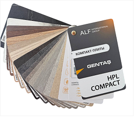 Образцы HPL Gentas HPL COMPACT 16 декоров (100*160 мм)