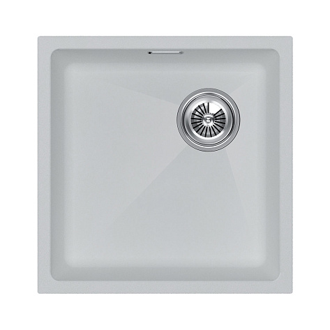 Мойка Paulmark LUMI, LU45SK-WH, 455х460х210 мм, белый, в комплекте