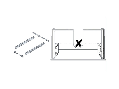 Комплект для синхронизации Push+Silent для Actro YOU под мойку, Art. 9278453, Hettich